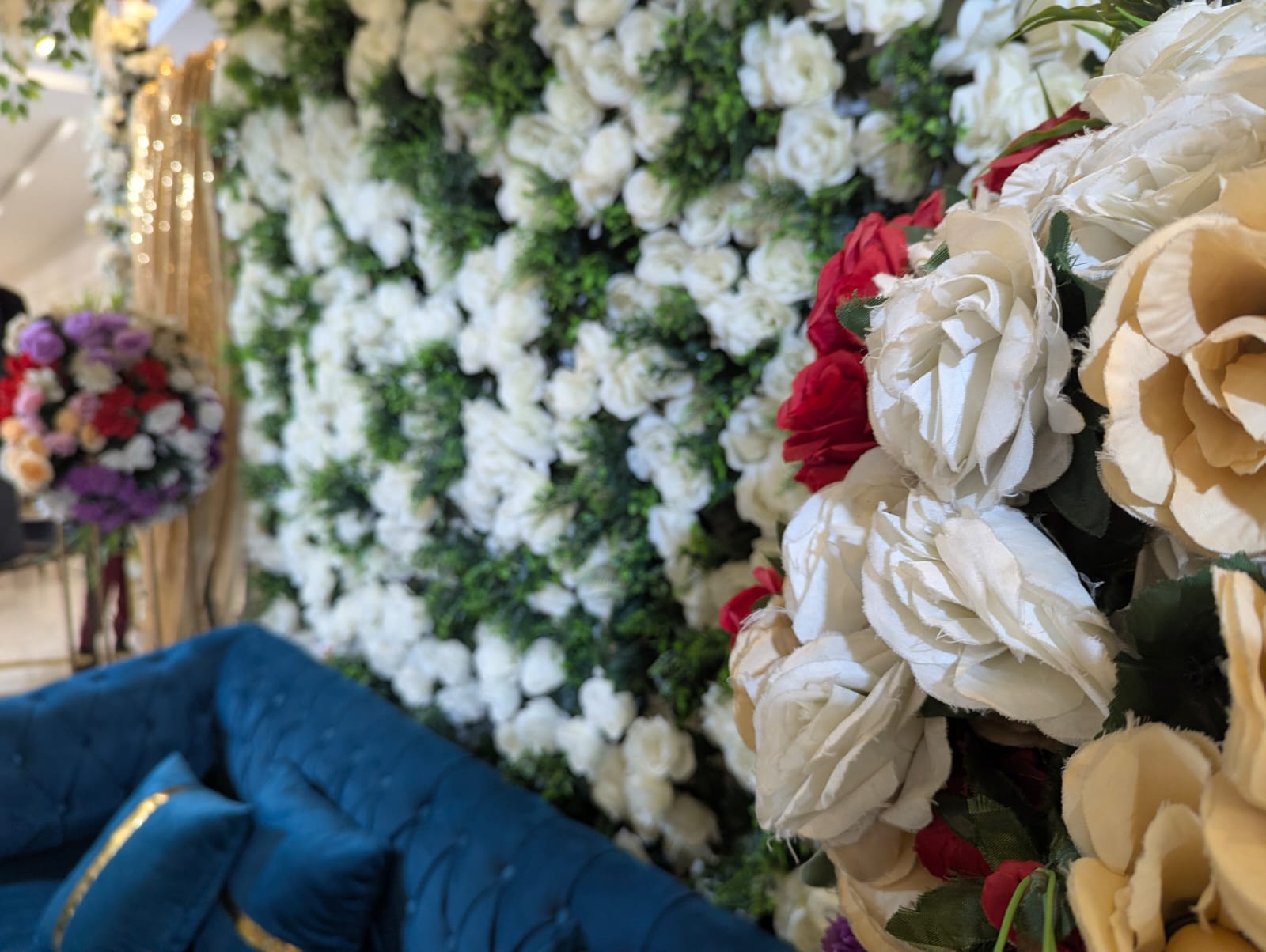 Velvet seating detail